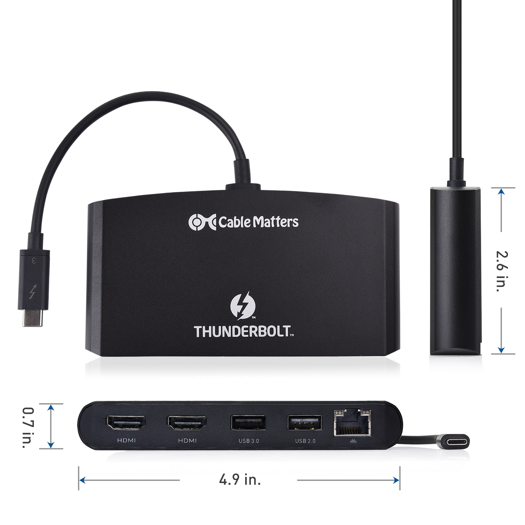 hdmi to thunderbolt 3 adaptor