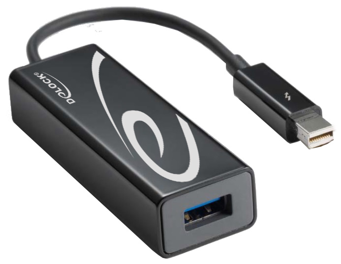 Tilføj til lidenskab Stænke Delock 62634 Thunderbolt™ Tether to USB 3.0 Adapter | Thunderbolt  Technology Community