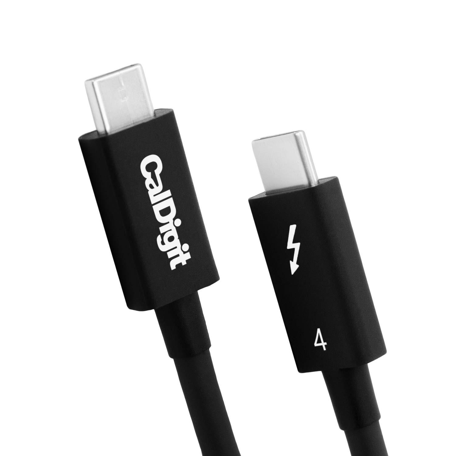 CalDigit Thunderbolt 4 USB4 40Gbps 0 8m Cable Thunderbolt caldigit-thunderbolt-4-usb4-40gbps-0-8m-cable-thunderbolt