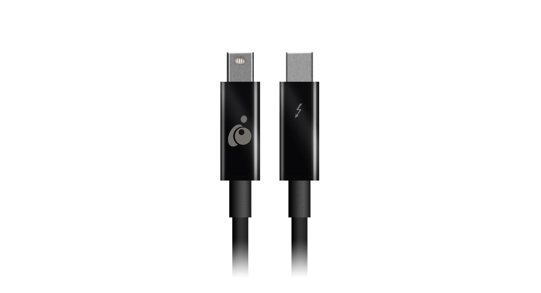 IOGEAR Thunderbolt™ Cable 6.8ft (2m) Black Thunderbolt Technology