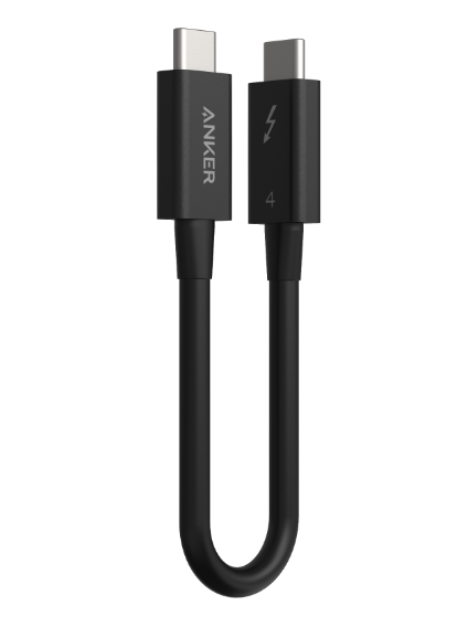 Anker Prime Thunderbolt 4 kabel, 1 m USB C naar USB C-kabel, 240 W opladen, 40 Gbit/s gegevensoverdracht, ondersteunt 8K/4K displays, voor iPhone 16-serie, MacBook, iPad, Samsung (Thunderbolt 4
