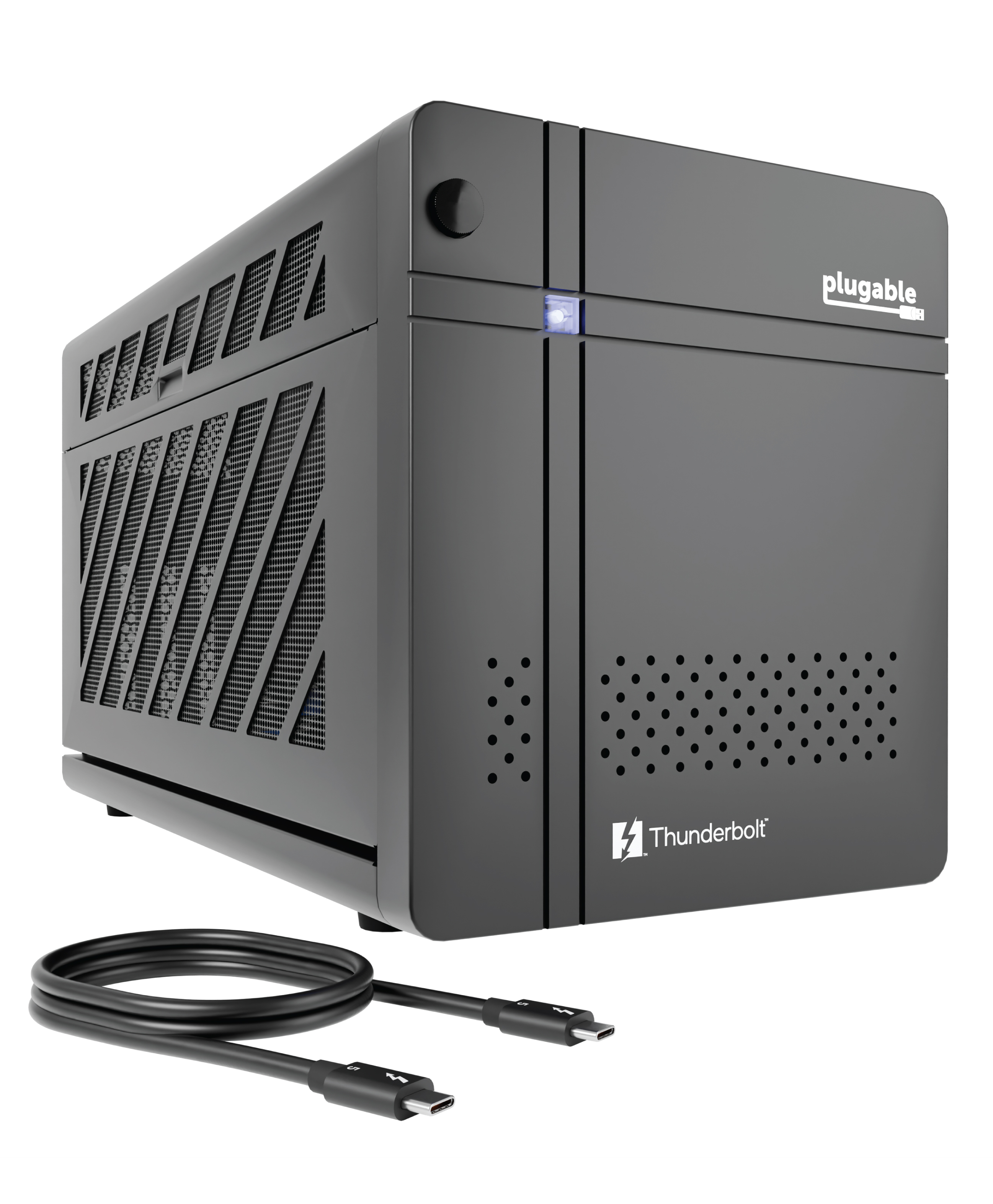 Plugable Thunderbolt 5 AI eGPU Enclosure & Dock: 80Gbps, 850W PSU, TAA ...